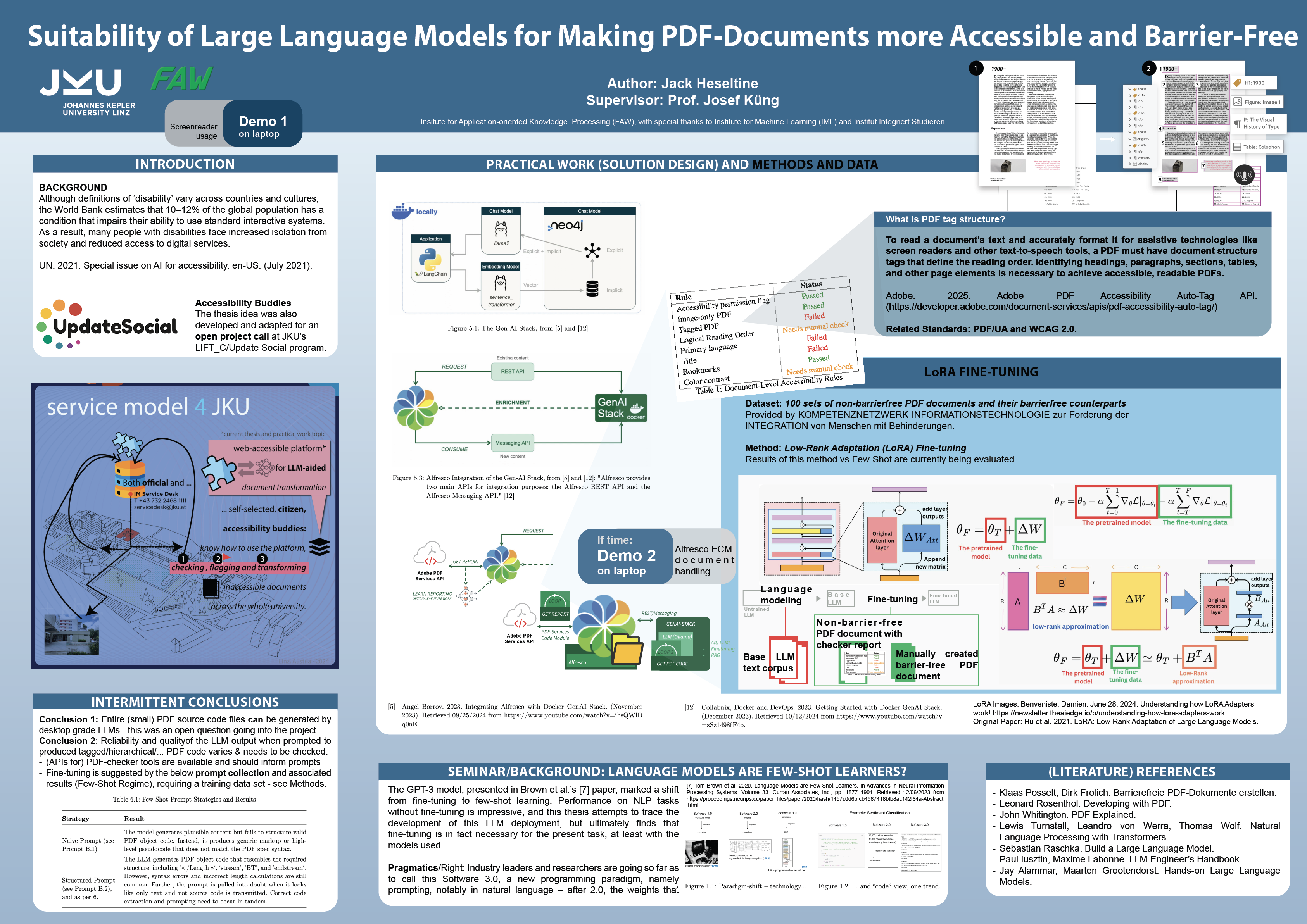 Making Documents Accessible and Barrier-free Poster