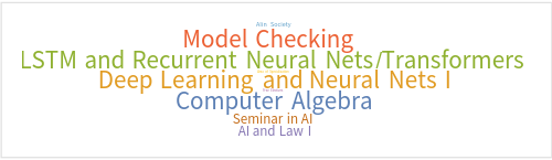 Semester I with Computer Vision, but No Thank You, and Model Checking/Computer Algebra